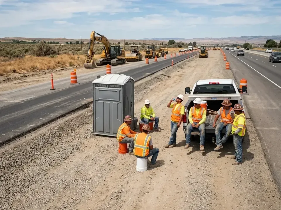 highway-road-construction-crew-007 — frequently asked questions, Porta Potty and Restroom Rentals in San Bruno, CA